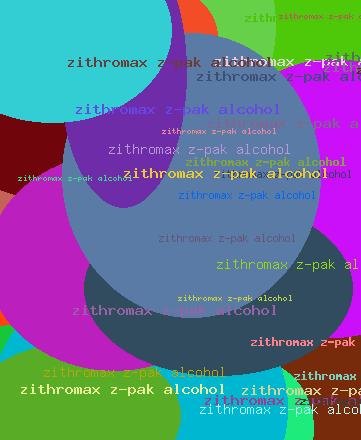 Zithromax z-pak alcohol